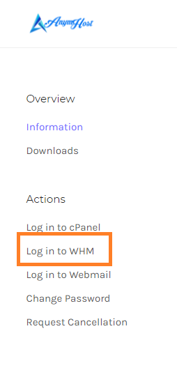 cara login whm reseller